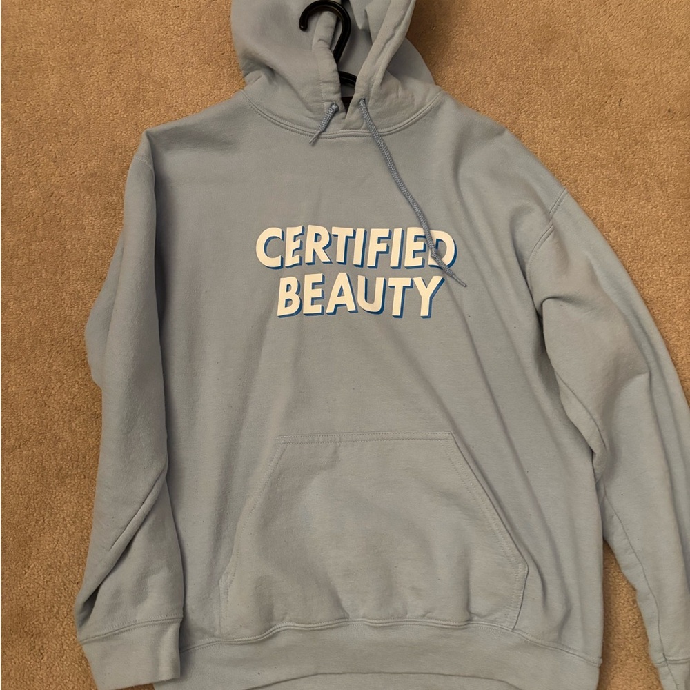 Certified Beauty light blue Hoodie